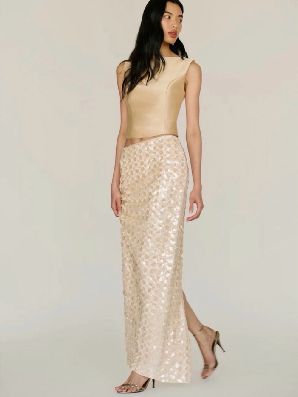 REFORMATION Melanie Set in Buttermilk 0